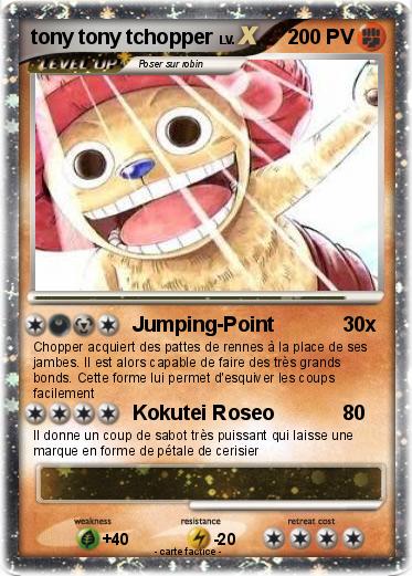 Pokemon tony tony tchopper