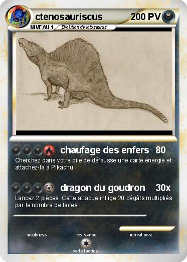 Pokemon ctenosauriscus