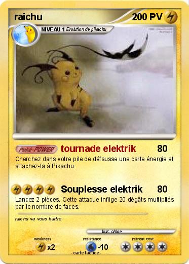 Pokemon raichu