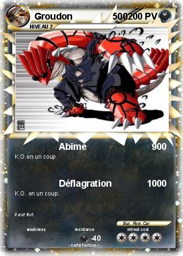 Pokemon Groudon                500