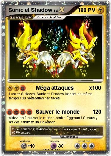Pokemon Sonic et Shadow