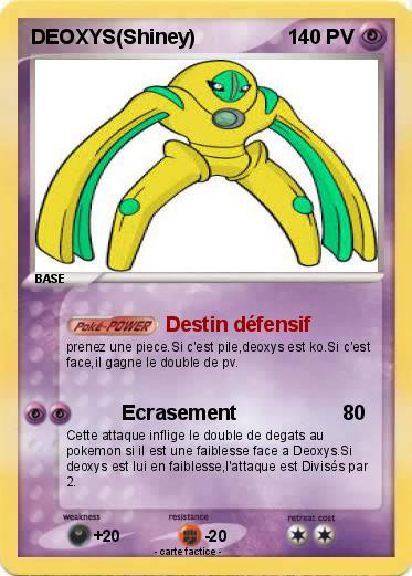 Pokemon DEOXYS(Shiney)