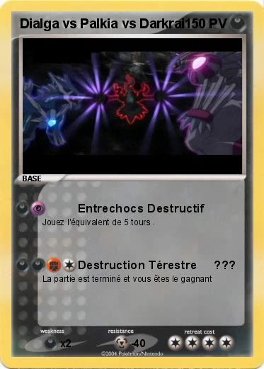 Pokemon Dialga vs Palkia vs Darkrai