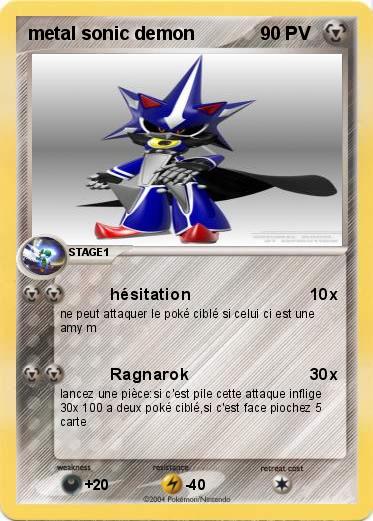 Pokemon metal sonic demon