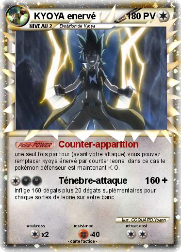 Pokemon KYOYA enervé