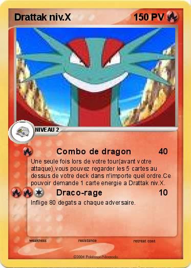 Pokemon Drattak niv.X