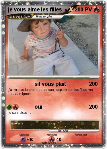 Pokemon je vous aime les filles