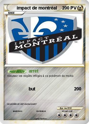 Pokemon impact de montréal
