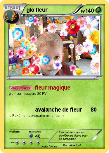 Pokemon glo fleur