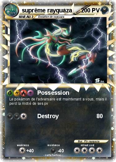 Pokemon suprême rayquaza