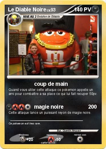 Pokemon Le Diable Noire