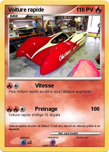 Pokemon Voiture rapide