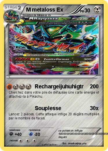 Pokemon M metaloss Ex