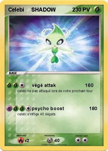 Pokemon Celebi     SHADOW           2