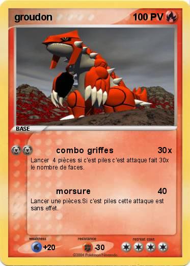 Pokemon groudon