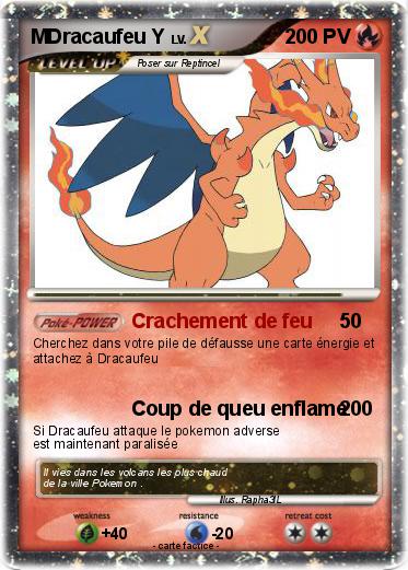 Pokemon MDracaufeu Y