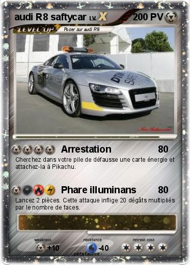 Pokemon audi R8 saftycar