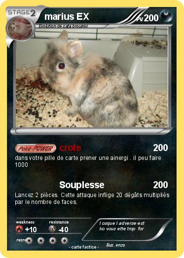 Pokemon marius EX