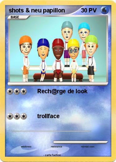 Pokemon shots & neu papillon