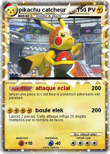 Pokemon pikachu catcheur