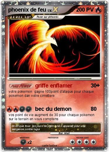 Pokemon phoenix de feu