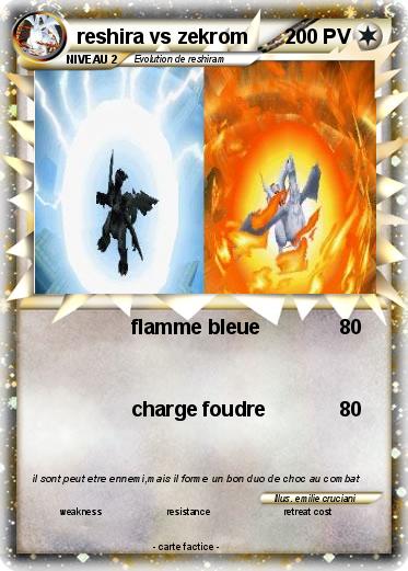 Pokemon reshira vs zekrom