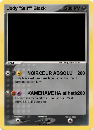 Pokemon Jody "Stiff" Black