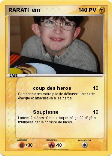 Pokemon RARATI  em