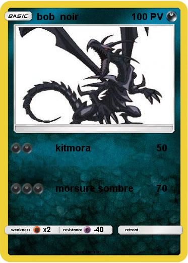 Pokemon bob  noir