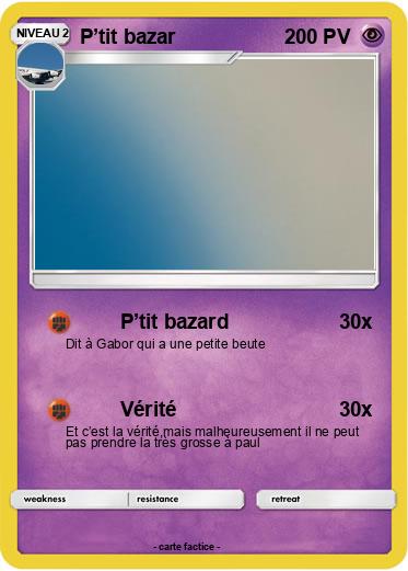 Pokemon P’tit bazar