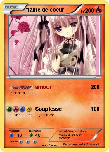Pokemon flame de coeur