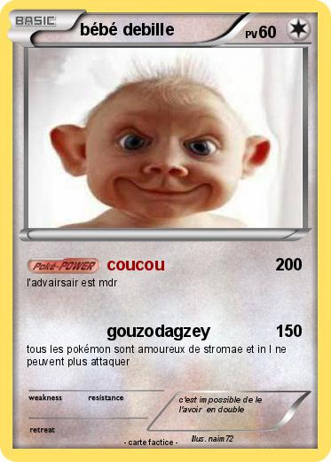 Pokemon bébé debille