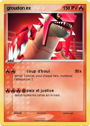 Pokemon groudon ex