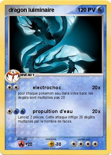 Pokemon dragon luiminaire