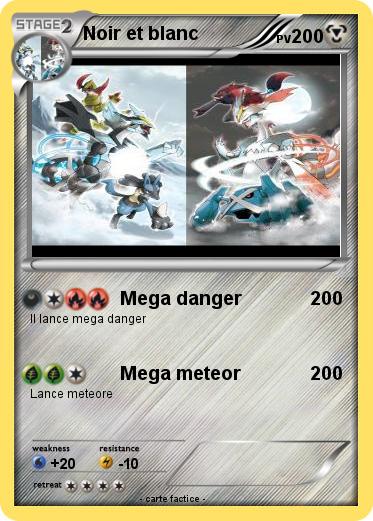 Pokemon Noir et blanc