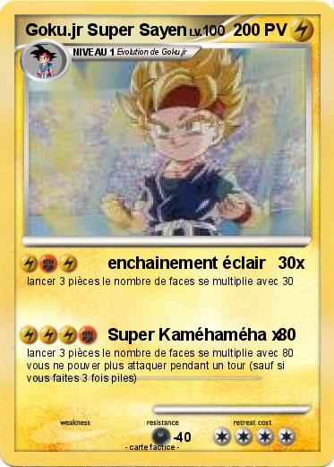 Pokemon Goku.jr Super Sayen