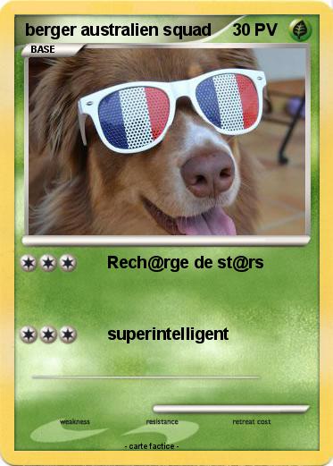 Pokemon berger australien squad