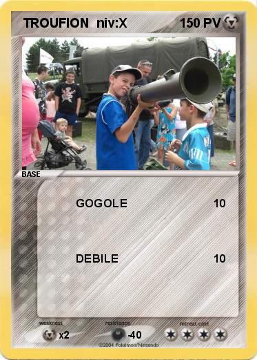 Pokemon  TROUFION  niv:X
