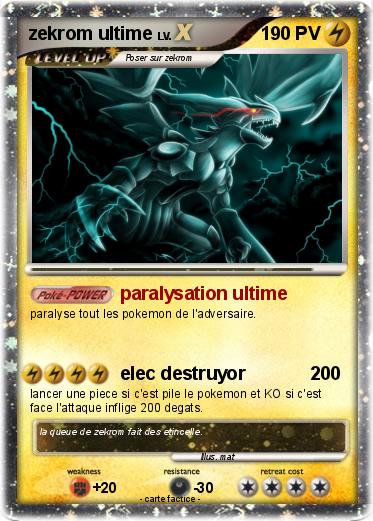Pokemon zekrom ultime