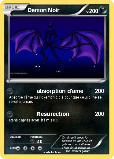Pokemon Demon Noir