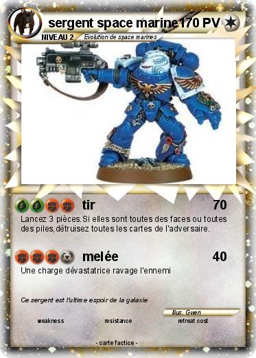 Pokemon sergent space marine