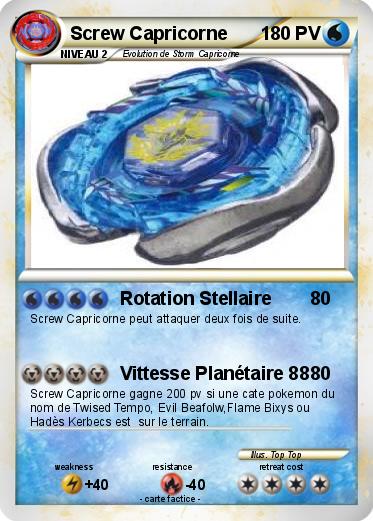Pokemon Screw Capricorne