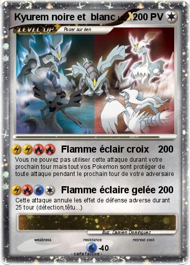 Pokemon Kyurem noire et  blanc