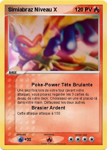 Pokemon Simiabraz Niveau X