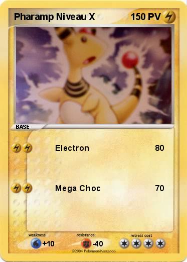 Pokemon Pharamp Niveau X