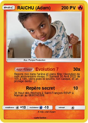 Pokemon RAICHU (Adam)