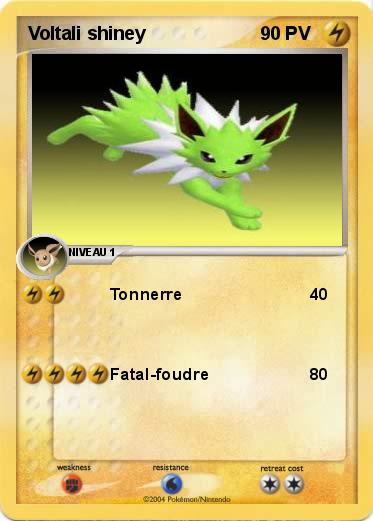 Pokemon Voltali shiney