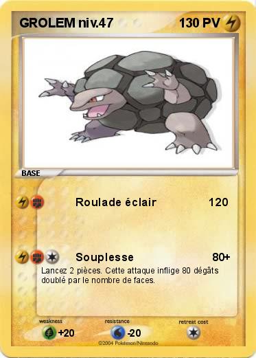 Pokemon GROLEM niv.47