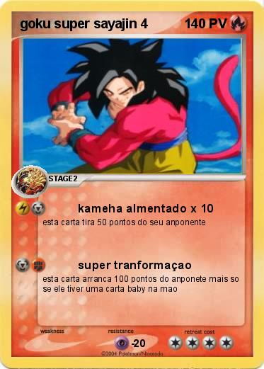 Pokemon goku super sayajin 4