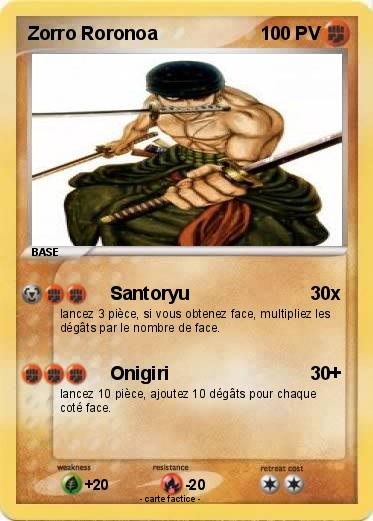 Pokemon Zorro Roronoa